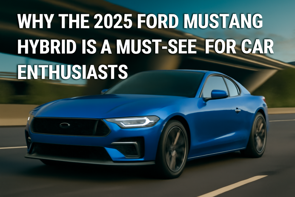 Why the 2025 Ford Mustang Hybrid Is a Must-See for Car Enthusiasts
